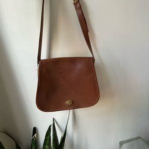 Vintage Coach Saddle Bag